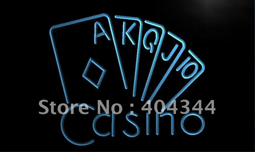 

LK417- Casino Poker Game Room Display LED Neon Light Sign