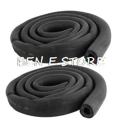 

180cm 6Ft Length 16 ID Foam Pipe Thermal Insulating Black for Air Conditioner