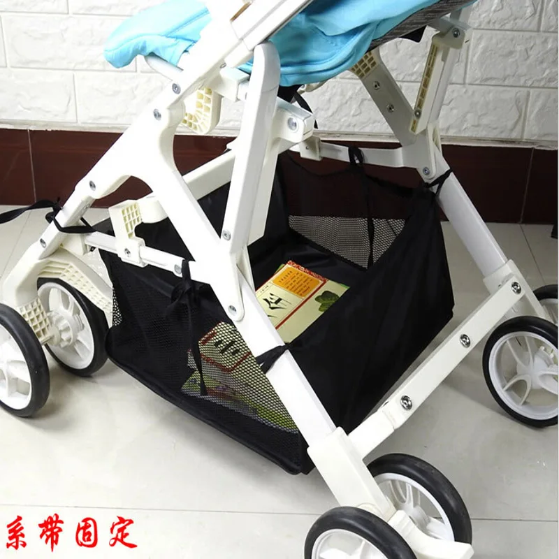 New Style Baby Stroller Basket Organizer Storage Bag Portable Pram Newborn Baby Care Stroller Basket Infant Stroller Accessories