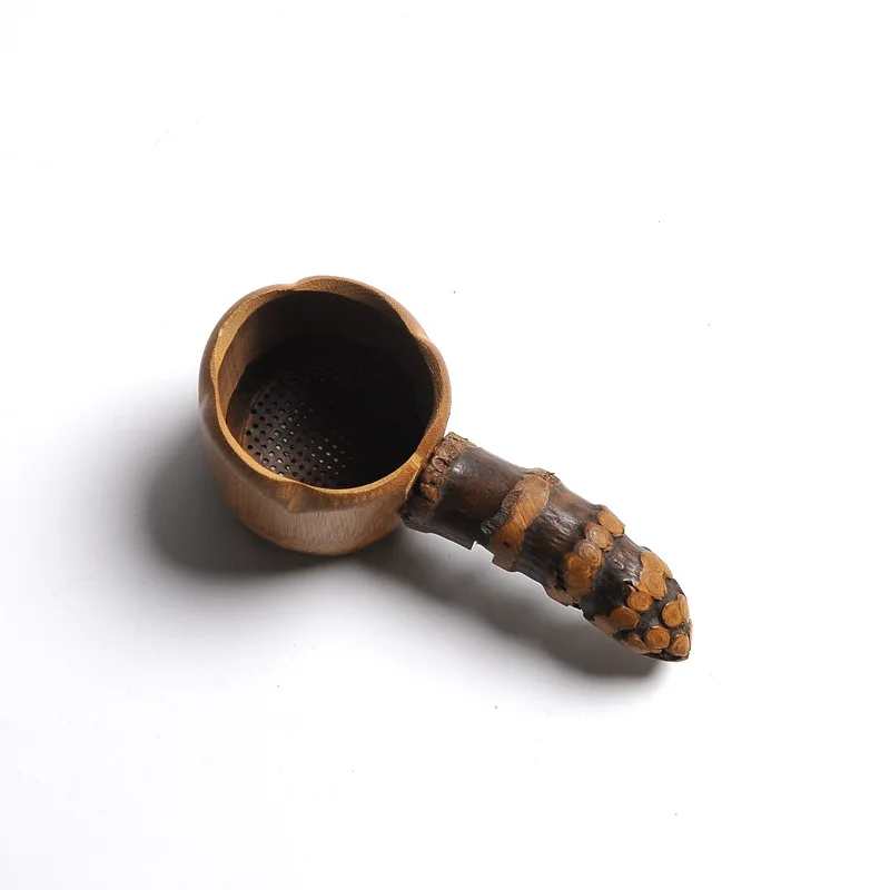 

Arts&Crafts Bamboo Tea Filter Mesh Infuser Coffee Herb Spice strainer Diffuser Tea ceremony Tools Accessories,for pu'erh/puer