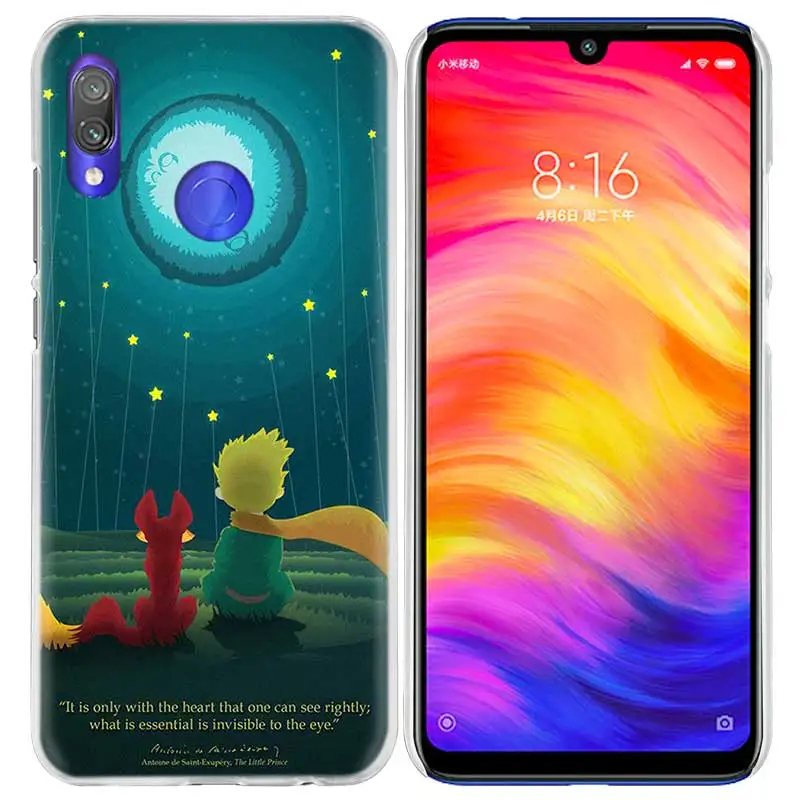 02 Чехол Маленький принц для Xiao mi Red mi Go Note 7 8T 6 6A Pro S2 5 4X mi A1 A2 9 Note10 8 lite Play F1 жесткий чехол для телефона - Цвет: 02