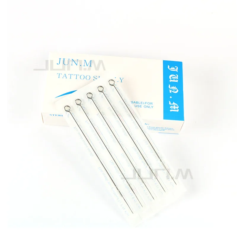 10pcs Assorted Sterilized Disposable Tattoo Needles 5M1/7M1/9M1/11M1/13M1/15M1/ Permanent Makeup Stainless Steel High Quality