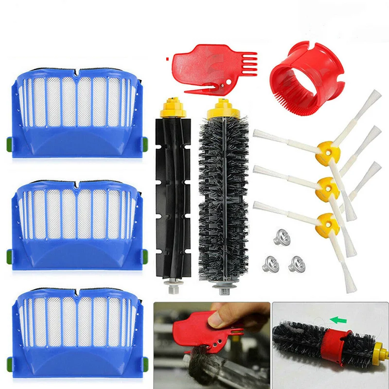

Replacement Part Kit For Irobot Roomba 650 620 610 600 Serie Vacuum Filter Brush