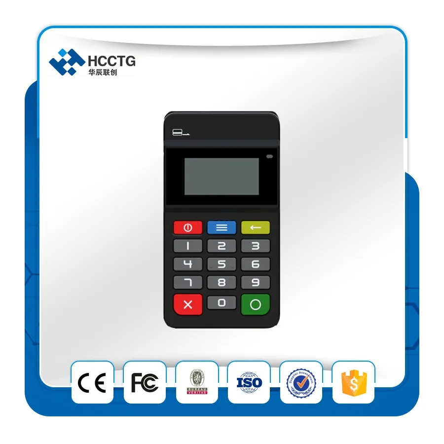 MPOS мобильный платежный терминал с поддержкой клавиатуры IC/NFC/магнитный Android Ручной NFC считыватель карт emv для Южной Африки HTY711