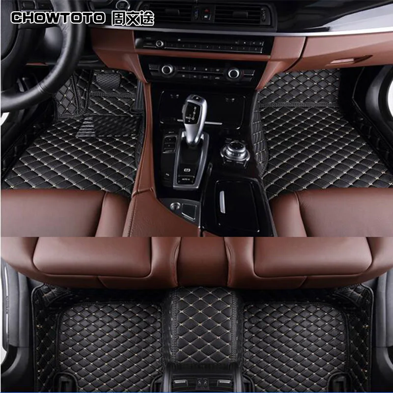 CHOWTOTO Custom Special Floor Mats For Audi A8L Wear-resisting Waterproof Carpets Foot Carmat | Автомобили и мотоциклы