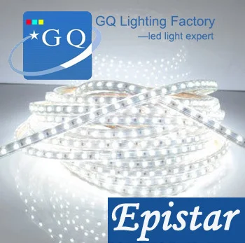 

DHL FedEX free shipping SMD 3528 LED strip light white color 220v 230V240v Flexible tube type Tape Lights 60leds/m Waterproof