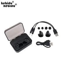 Kebidu Новинка Bluetooth V 4,1 наушники настоящие наушники Близнецы 2 в 1 Беспроводная стереогарнитура стерео беспроводные наушники для iphone 8