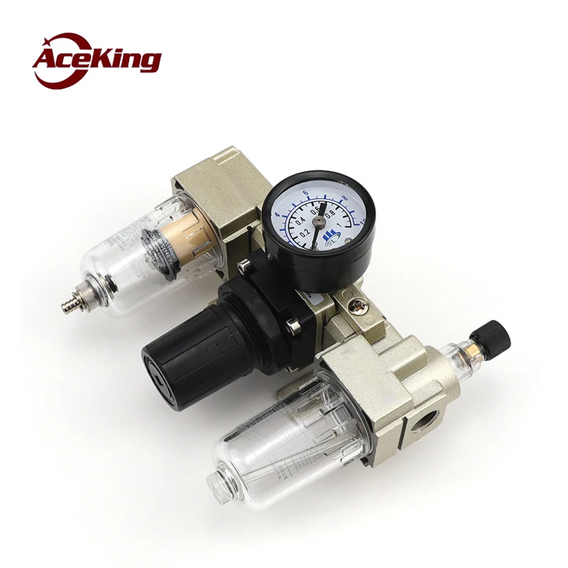 

SMC type pneumatic air source treatment filter pneumatic small triplets ac2000-02/3/4000 oil-water separator pressure regulation