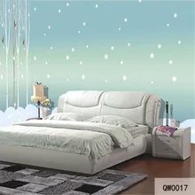 QINGCHUN пользовательские 3D печать DIY ткань и текстильные обои для стен тканевые фотообои матовый шелк для постельных принадлежностей гостиная птицы лес