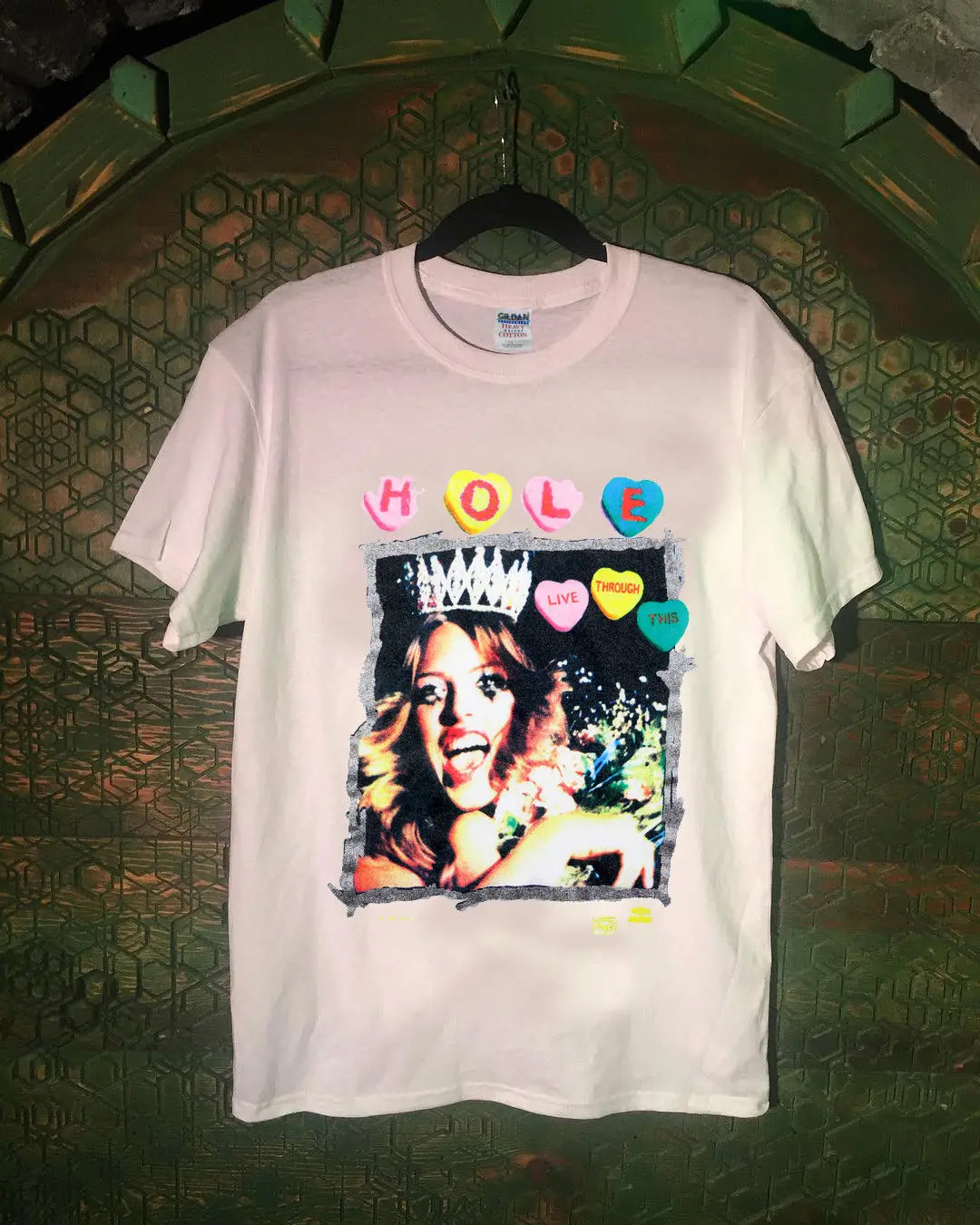 Редкая! Винтажная рубашка Courtney Love Hole 1994 топ GILDAN с перепечаткой limited EDITION Мужская