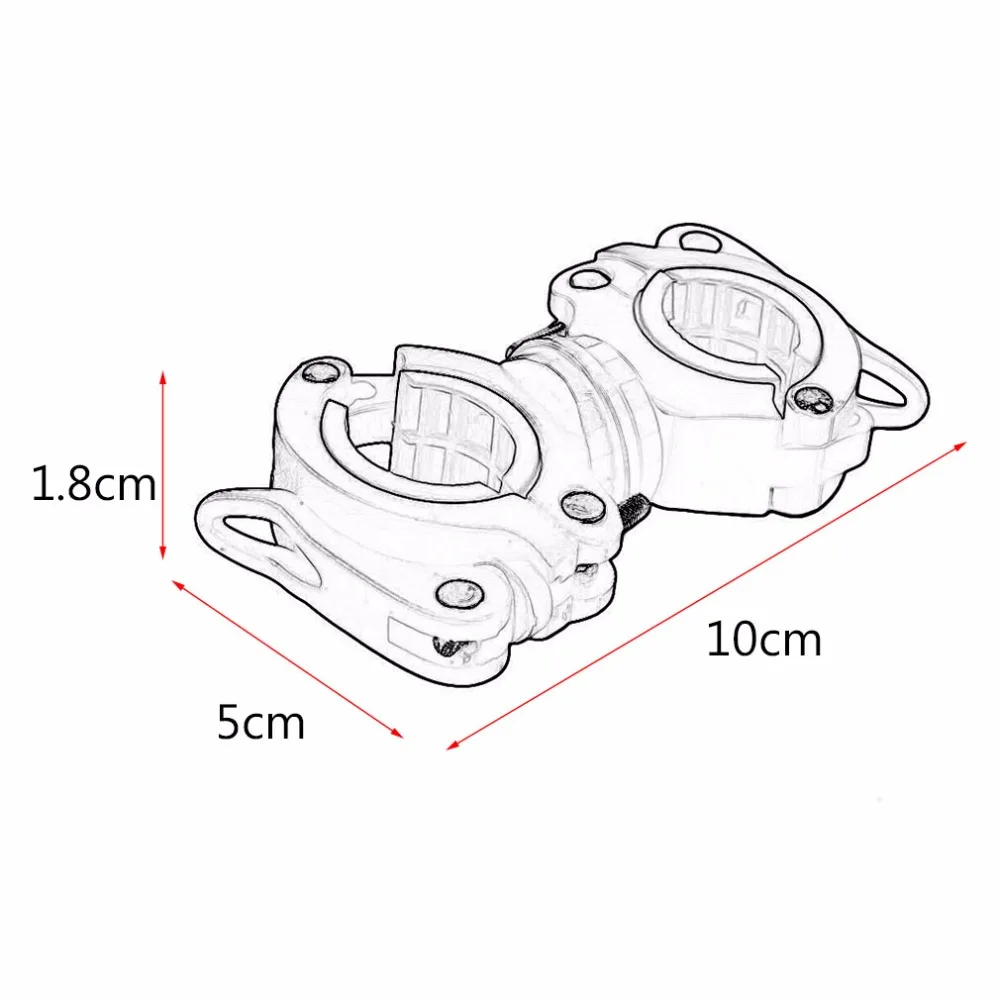 Flash Deal 360 Degree Rotation Multi-functional Top List Support Flashlight Lamp Light Bike Handlebar Holder with Box 2018 Hot 4