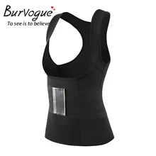 Burvogue Plus Size S-3XL Mulheres Shapewear Cintura Traine Neoprene Empurrar Para Cima Colete Barriga barriga Cinto Shaper Do Corpo Corsets Cincher Cintura