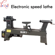 Electronic no pole speed regulating lathe small cast iron woodworking lathe digital display woodworking lathe 220V