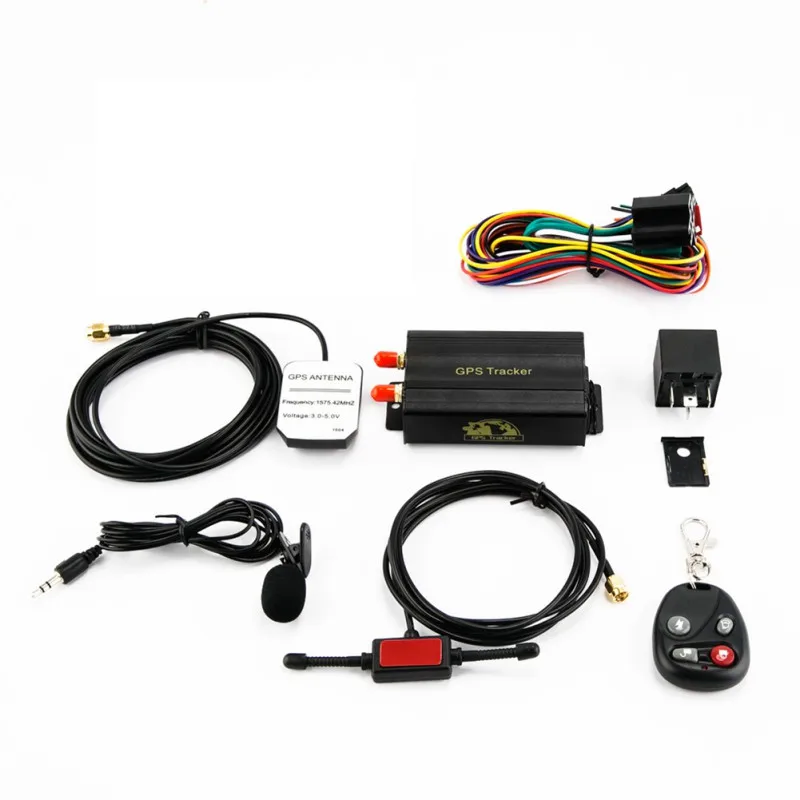

GPS103B GSM/GPRS/GPS Auto rastreador TK103B Car GPS Tracker Tracking Device with Remote Control Anti-theft Car Alarm System New