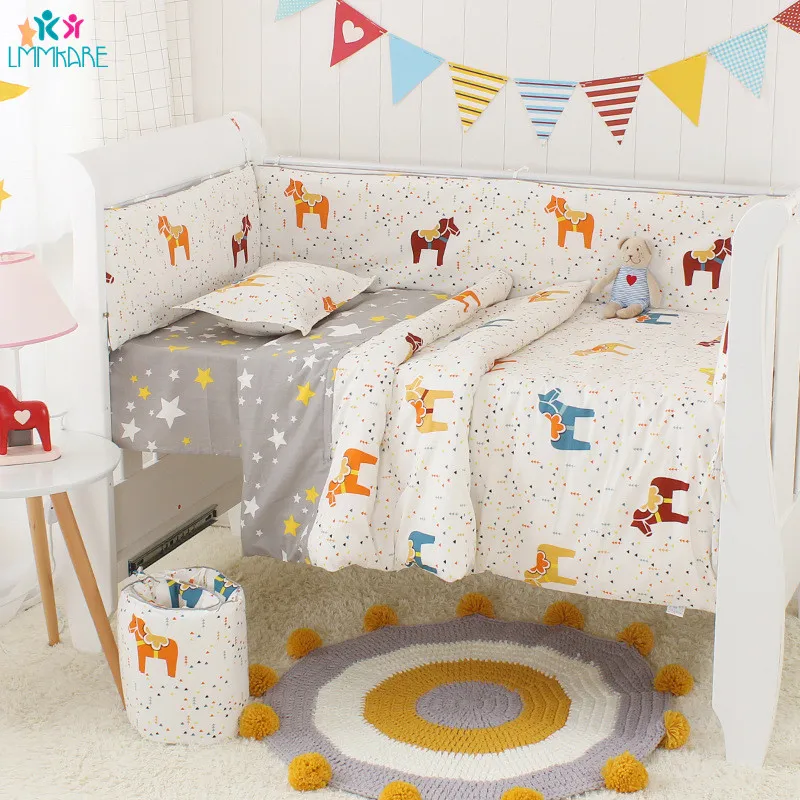 6Pcs Soft Cotton Blue Cloud Baby Crib Bed Bumpers Infant Bed Cot Bumper Bed Protector Safe for Newborn Toddler Bedding Sets 6Pcs Soft Cotton Blue Cloud Baby Crib Bed Bumpers Infant Bed Cot Bumper Bed Protector Safe for Newborn Toddler Bedding Sets