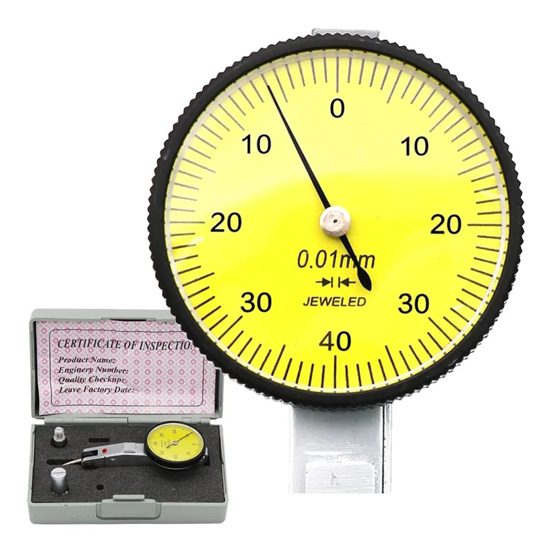 0 0.8mm Precision Lever Dial Test Indicator 0.01mm Range Measuring
