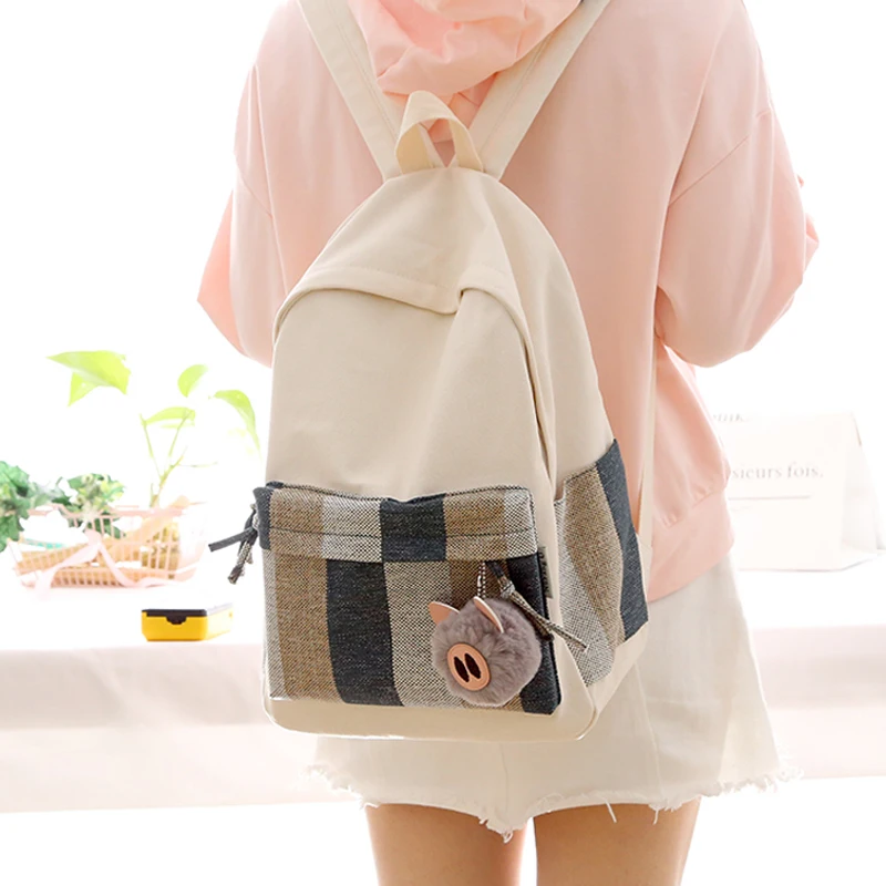 Дизайн, полосатый женский холщовый рюкзак, женская сумка для отдыха, Подростковая школьная Студенческая сумка для книг, Повседневная Молодежная дорожная сумка
