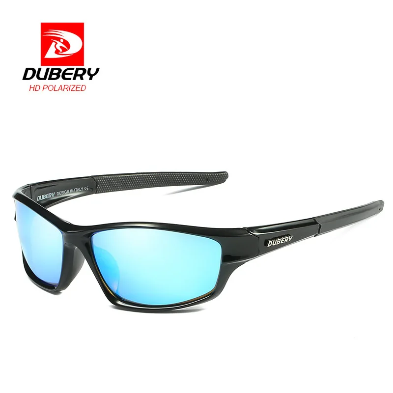 DUBERY, новинка, 8 цветов, поляризованные солнцезащитные очки ночного видения, мужские спортивные очки для вождения, рыбалки, очки, зеркальные