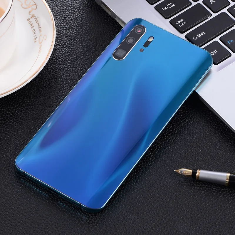 Original P30 Pro Mobile Phone 4GB RAM 64GB ROM 6.3INCH 13MP 4800mAh MTK6580 Face Recognition Unlocked Smartphones Android OS - Цвет: Aurora