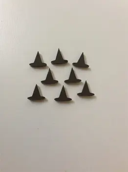 

laser cut acrylic witch hat cabochons