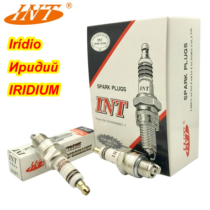 2pcs/lot INT IRIDIUM outboard yacht spark plug HIX BP7 for W7BC IWF22