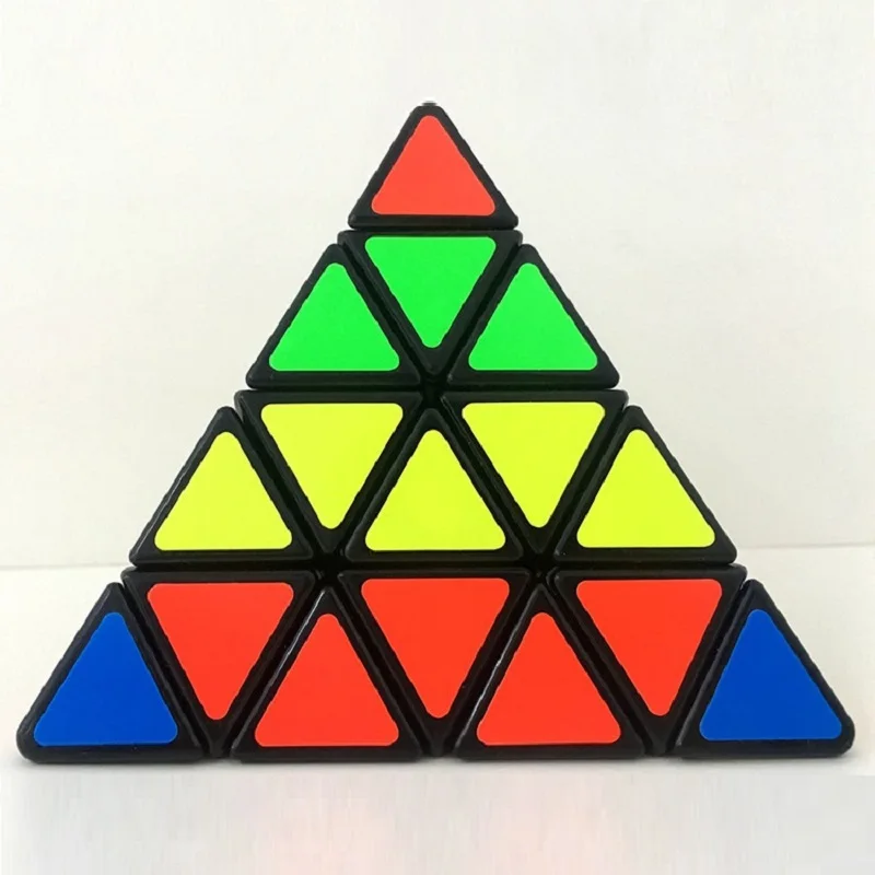New Shengshou 4x4x4 Triangle Pyramid Pyraminx Magic Cube Puzzle Speed Magic Cubes PVC Matte Stickers Cubo