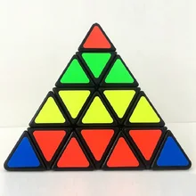 New Shengshou 4x4x4 Triangle Pyramid Pyraminx Puzzle Cube Speed Puzzle PVC Matte Stickers Cubo Magico Educational