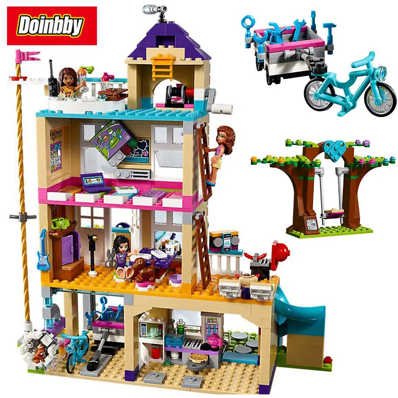 

Girl Friends Series Friendship House Heartlake City Building Block Toys Compatible with Legoings Friends 41340