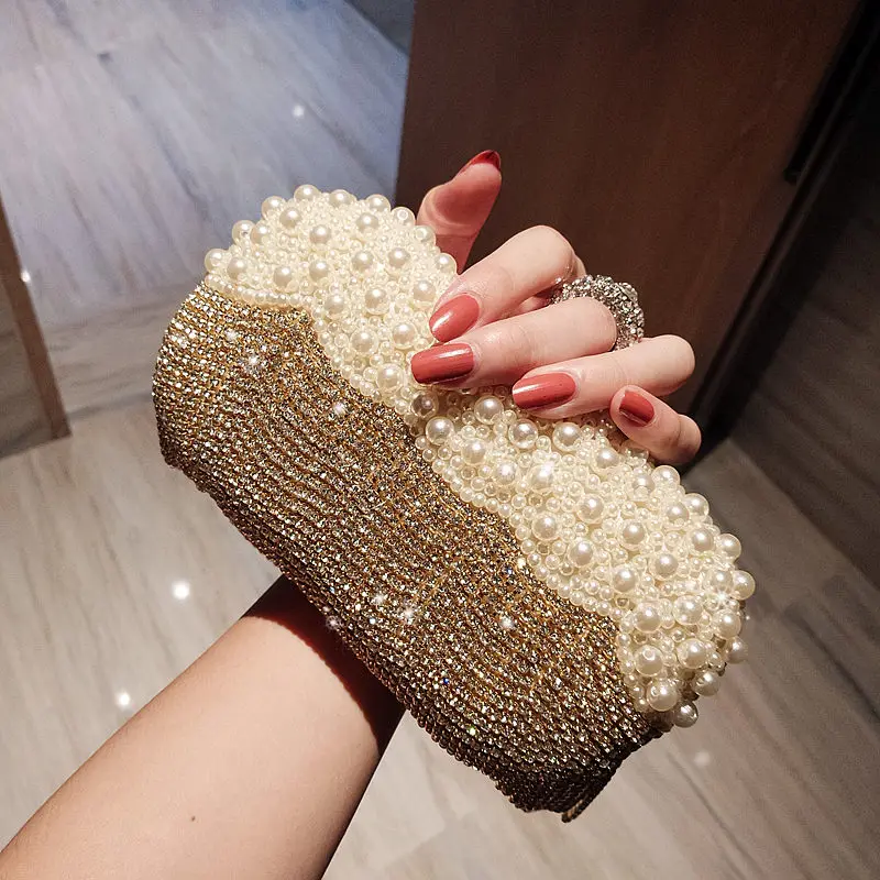 2018 heißer verkäufer schöne Frau Abend tasche Frauen Diamant Strass Kupplung Kristall Tag Kupplung Brieftasche Hochzeit Geldbörse Partei Bankett