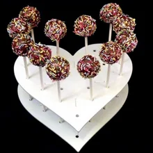 Инструменты для украшения торта стойка для конфет белая 15-hole акриловая стойка-витрина для тортов Свадебные украшения кухонные аксессуары