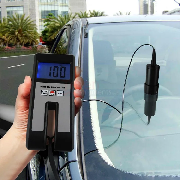 WTM-1100 Portable LCD Light Transmittance Tester Car Window Tint Meter For Glass and Turbidity or Clarity Analyzer For Liquids  5003