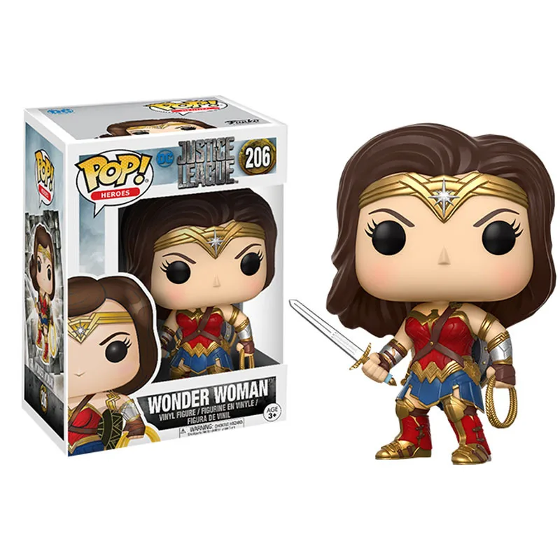 

Funko POP DC Justice League Wonder Woman Collection Model Action Figure toys for children birthday Gift