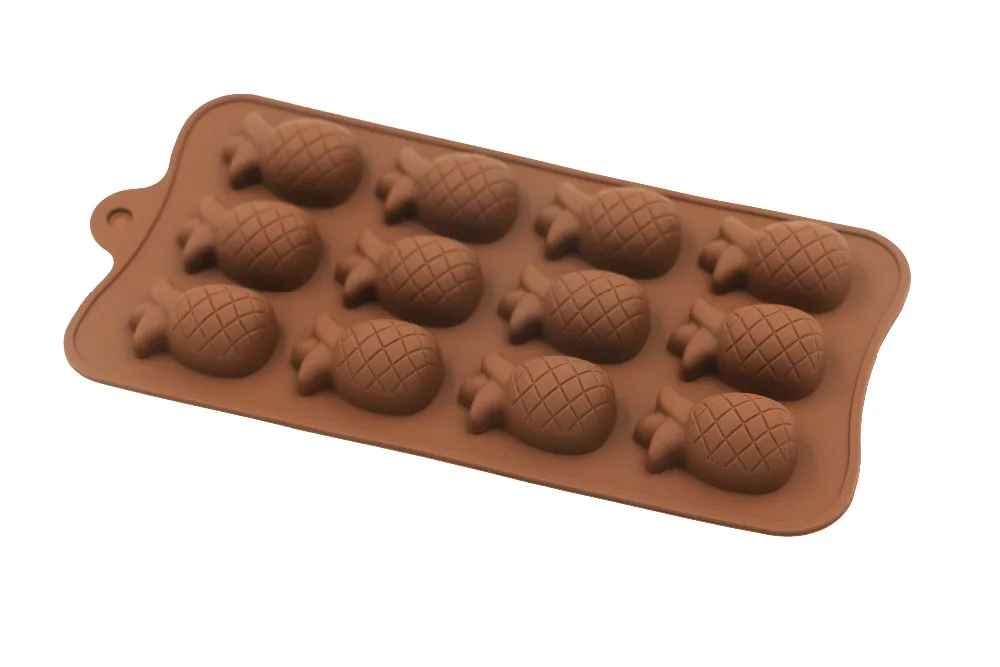 Форма ананаса силиконовые 3d формы для шоколада формы для выпечки инструменты для украшения торта помадка Конфеты Силиконовые формы DIY
