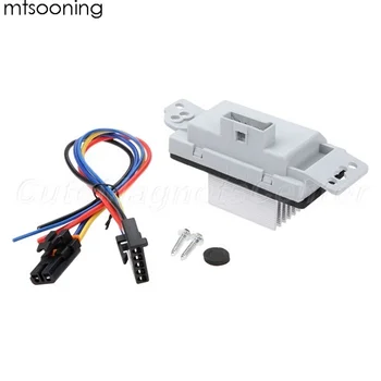 

mtsooning New Blower Motor Resistor W/Plug 1581773 For Chevrolet Silverado 1500 2500 3500 Cadillac Escalade GMC Envoy Sierra