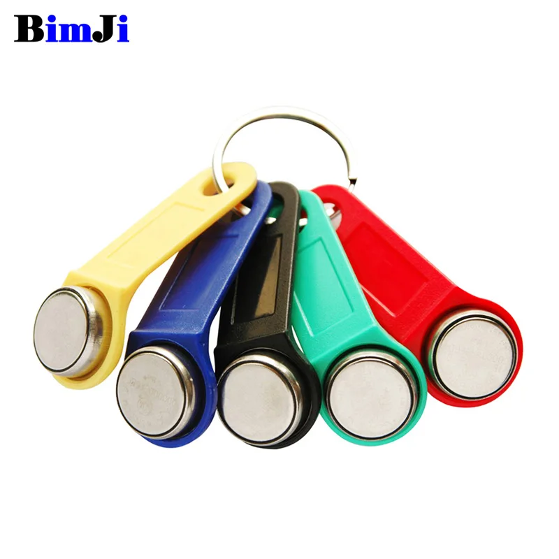 50pcs/Lot RW1990 F5 Rewritable RFID Tag Sauna Key Can Copy Can Change Code RW1990 Touch Memory Key Compatible DS1990