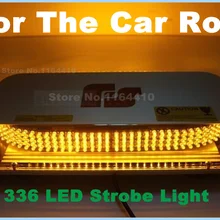 154A Автомобильный свет крыши аварийный 8 моделей стробоскоп водонепроницаемый Магнит огни 1" 336 светодиодный Янтарный Желтый Белый вспышка предупреждающая лампочка 336 светодиодный