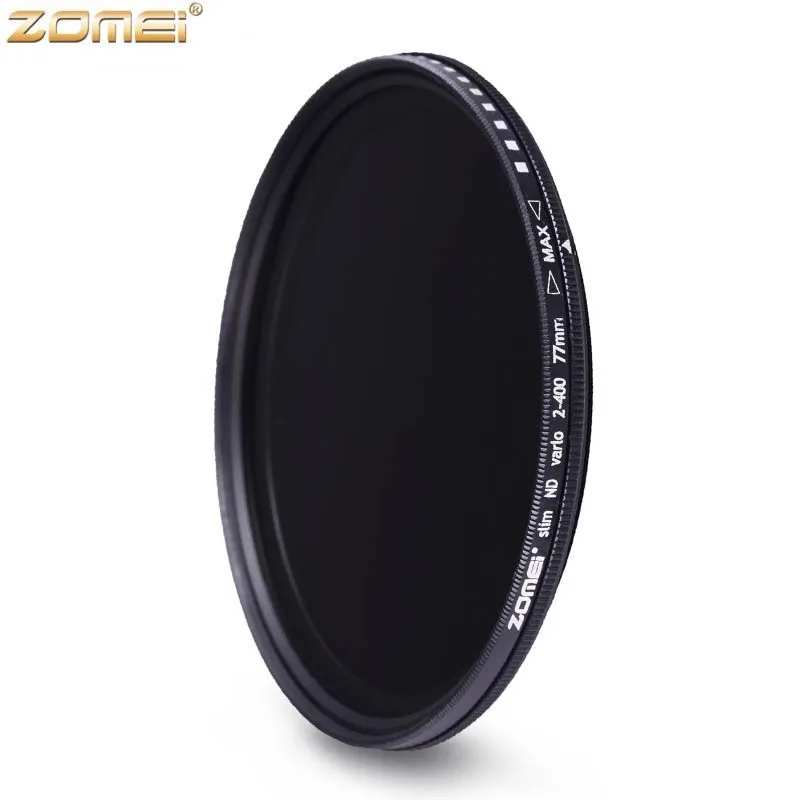 

Zomei Fader Variable ND Filter Adjustable ND2 to ND400 ND2-400 Neutral Density for Canon NIkon Hoya Sony Camera Lens 49/52/55 mm