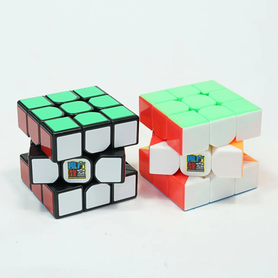 Мою MoFangJiaoShi MF3rs MF3rs2 Magic Cube 3x3 Скорость Cube 56 мм головоломки magico Cubo черный Stickerless Обучающие Детские игрушки MF3RS v2