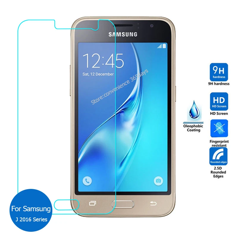 

For Samsung Galaxy J1 J3 J5 J7 2016 Tempered Glass Screen Protector 2.5 9h Safety Protective Film on J120F J320F J 1 3 5 7 6 Ace