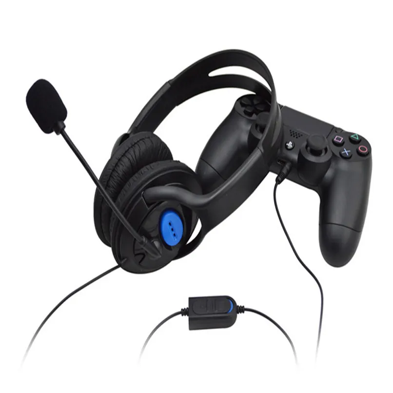 Wired Headset Black Wired Gaming Headset Headphones With Microphone for PS4 PC Laptop Phone Dropshipping #F30OT23 (3)