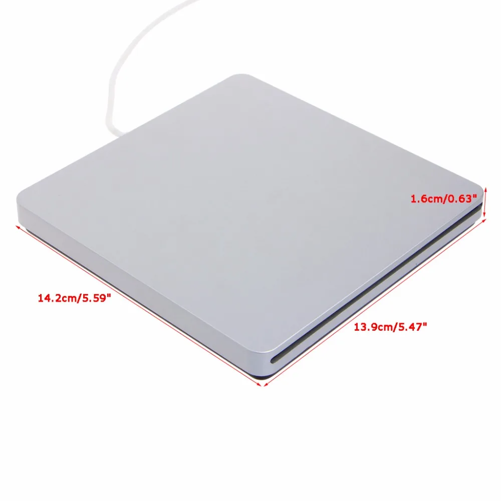 Внешний USB CD Внешний привод DVD RW Корпус для Macbook Pro Air оптический привод