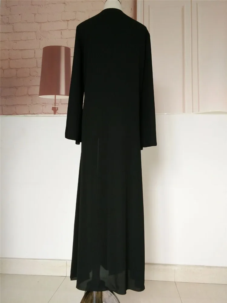 2018 Продвижение взрослых Повседневное ацетат мусульманская одежда Турецкая абайа Новый мусульманское платье кардиган халаты Арабская