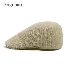 

Kagenmo Summer Golf Berets Solid Mesh Sun Hat Short Visor Outdoor Breathable Sunscreen Summer Beret