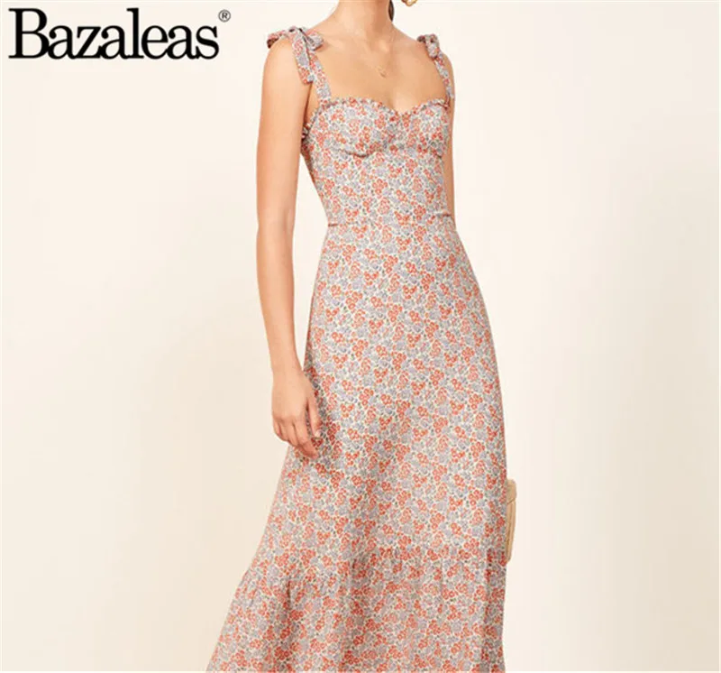 Женское эластичное платье с открытой спиной без рукавов, облегающее платье с цветочным рисунком, эластичное обрезное платье, vestidos, повседневные платья на тонких бретелях с рюшами