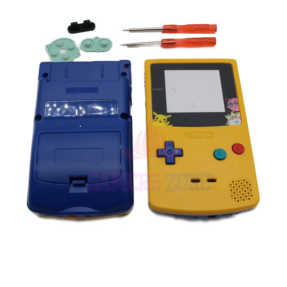 

Upper Yellow Below Blue Housing Shell for Nintendo Gameboy Color GBC Housing Case Pack