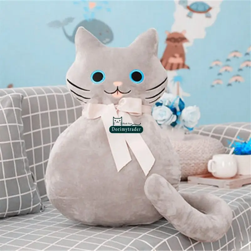 Dorimytrader New Anime Cat Plush Pillow Toys Giant Cuddly Soft Cats Doll Baby and Lover Present 100cm 39inches DY61669 (12)_1