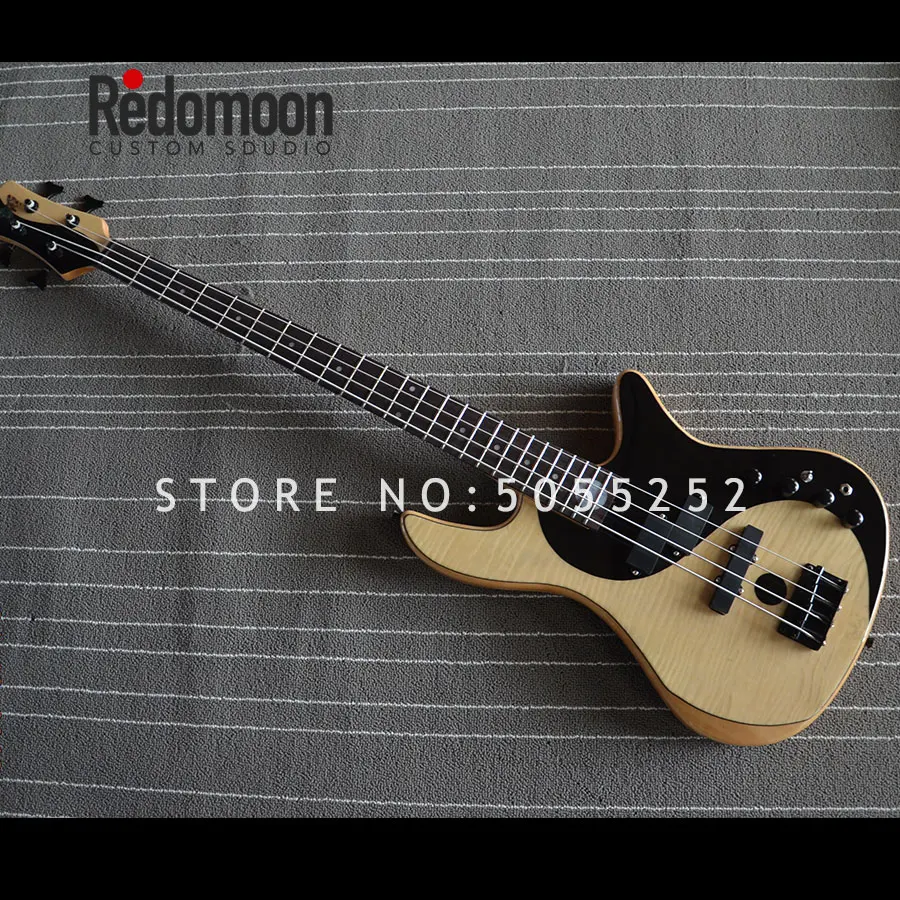 

Factory custom 4 strings electric bass with taiji yinyang top bass guitar butterfly bass musical instrument shop