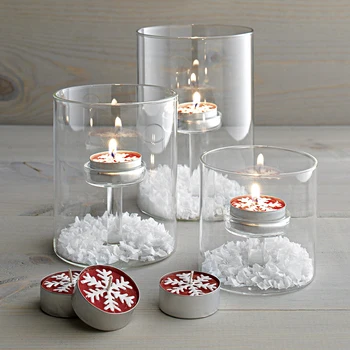 

Crystal Glass Tealight Candle Holders Christmas Home Decor Candle Stand Glass Candle Holder Crystal Centerpieces for Weddings