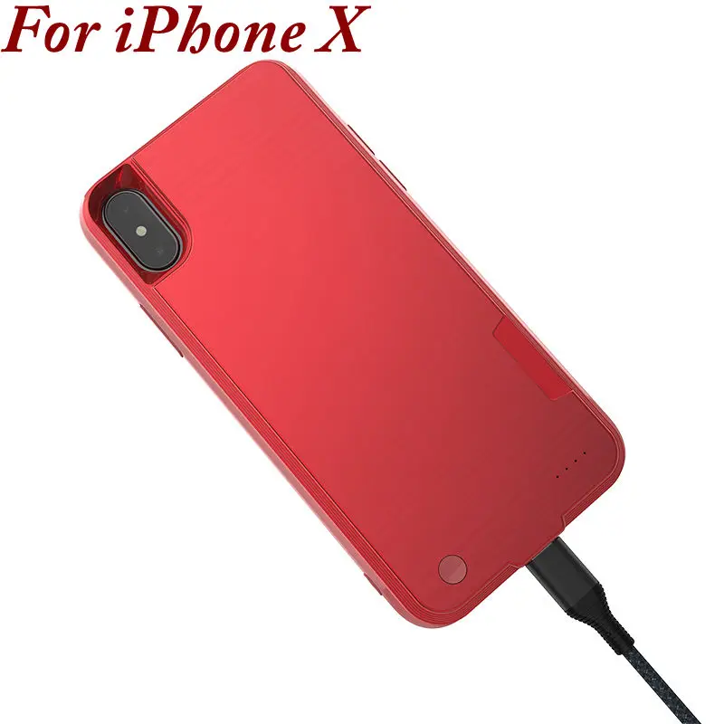 4000 Mah Battery Charger Cases for iphoneX Ultra thin back clip battery