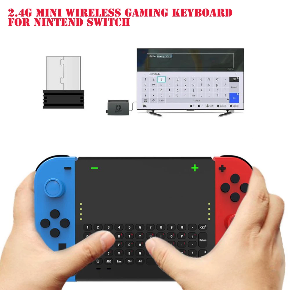 

For Nintendo Switch Accessory Controller Mini Bluetooth Wireless Keyboard